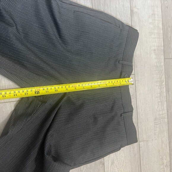 Sean John Suit Mens 36S 36 Short Black Pin Stripe 2pc Jacket Pants Suit - Picture 15 of 16